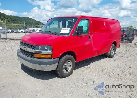 2016 Chevrolet Express 2500 Work Van from USA, damaged, VIN 1GCWGAFF0G1196307